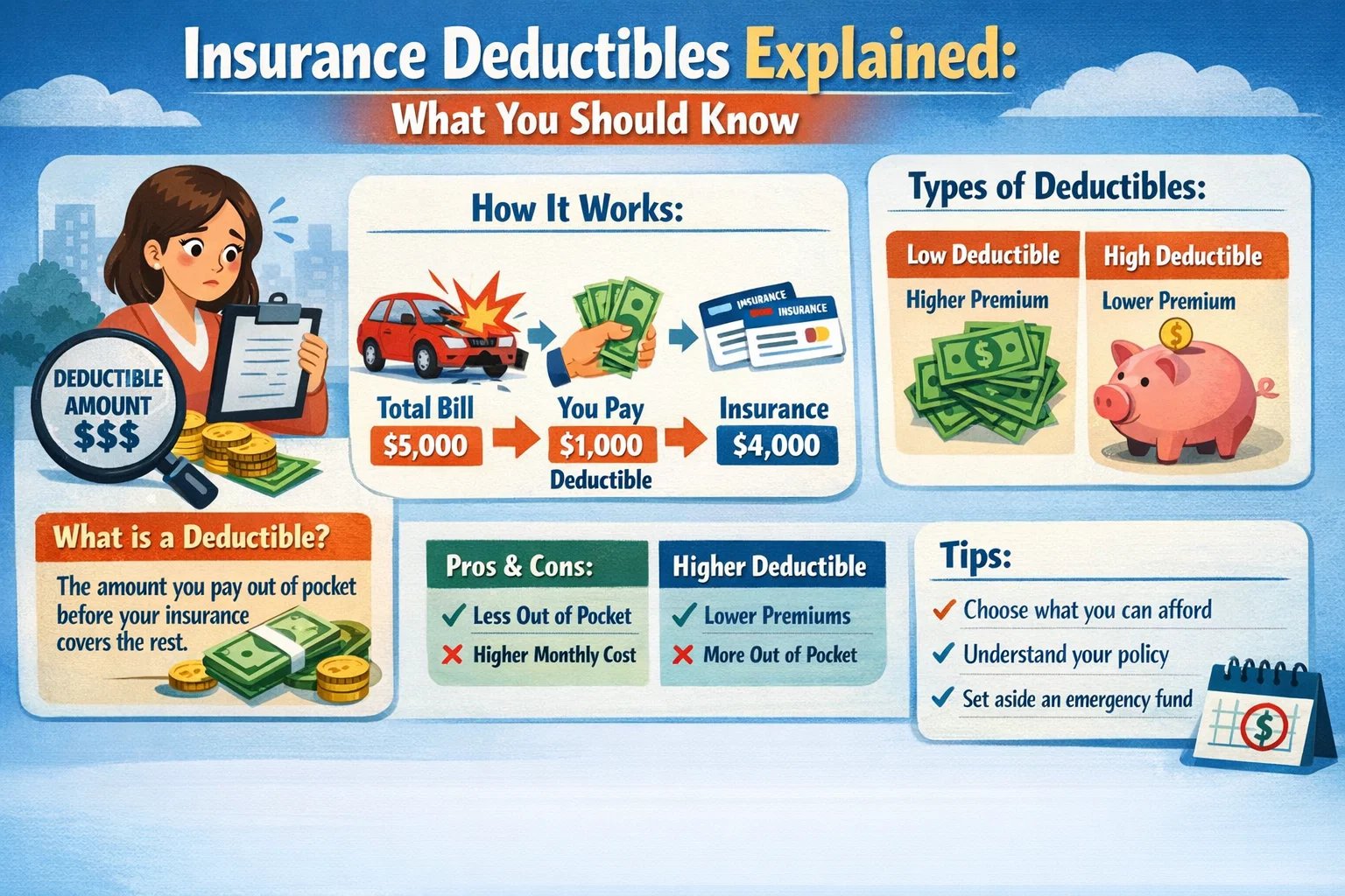 Insurance Deductibles Explained: What You Should Know