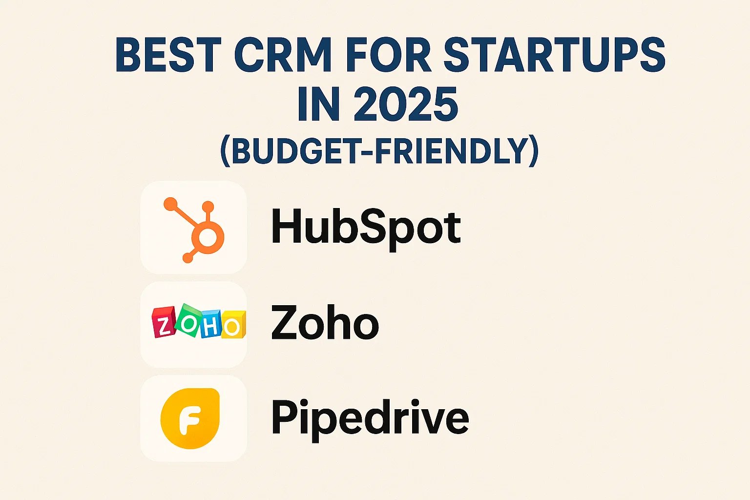 Best CRM for Startups in 2026 (Budget Friendly)