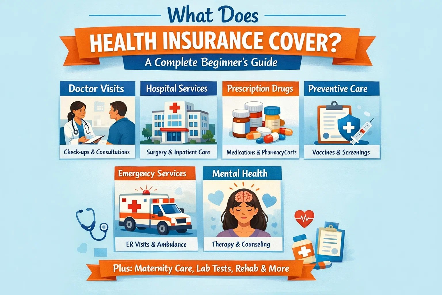 What Does Health Insurance Cover? A Complete Beginner’s Guide